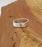 Hammered Sterling Silver Ring - Image 3