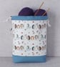 Project bag, drawstring bag, hedgehogs - Image 3