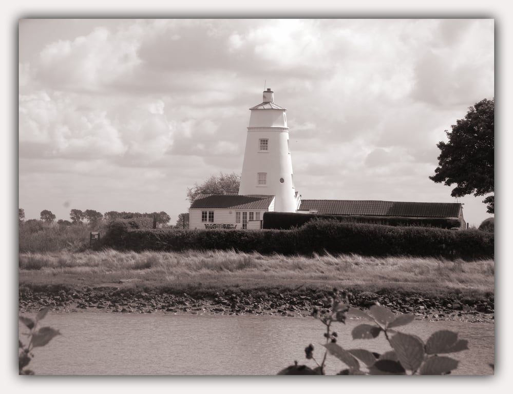 Digital Download of Picture of Black & White Windmill The Washes Lincolnshire