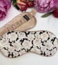 100% Mulberry Silk Ultra Soft Eye Mask - The Whtie Rose