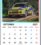 Motor Racing Cars Calendar 2027 - A4 Wall Hanging Calendar - Automobile Print - Image 3