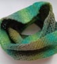 Crochet Infinity Scarf (Forest Greens) - cosy and stylish!