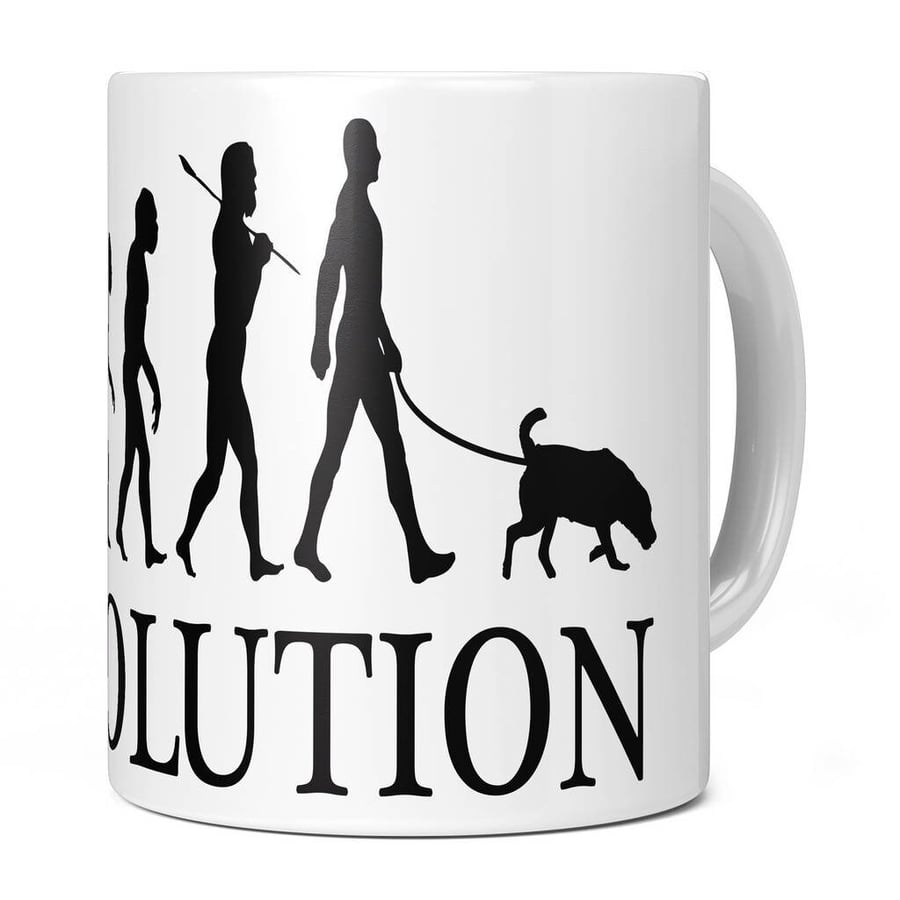 Rhodesian Ridgeback Evolution 11oz Coffee Mug Cup - Perfect Birthday Gift for Hi