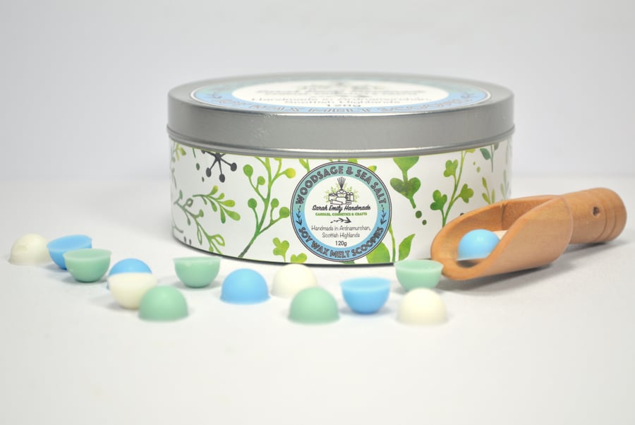 Woodsage & Sea Salt Wax Melt Scoopies