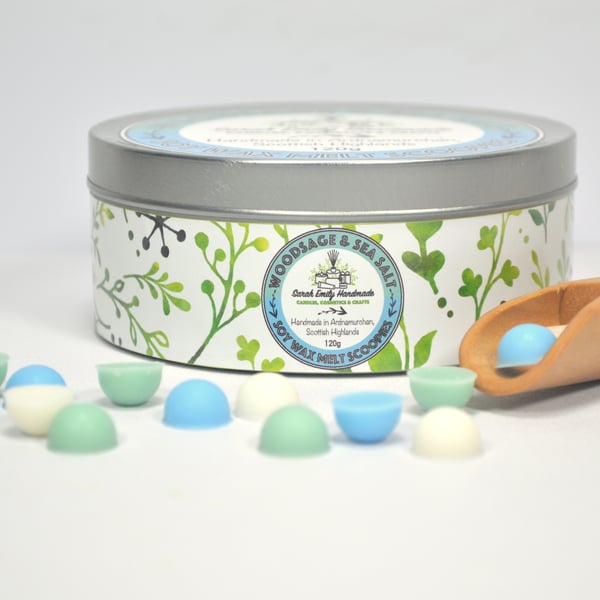 Woodsage & Sea Salt Wax Melt Scoopies