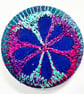 38mm Hand Dyed Fabric Badge  - Image 1