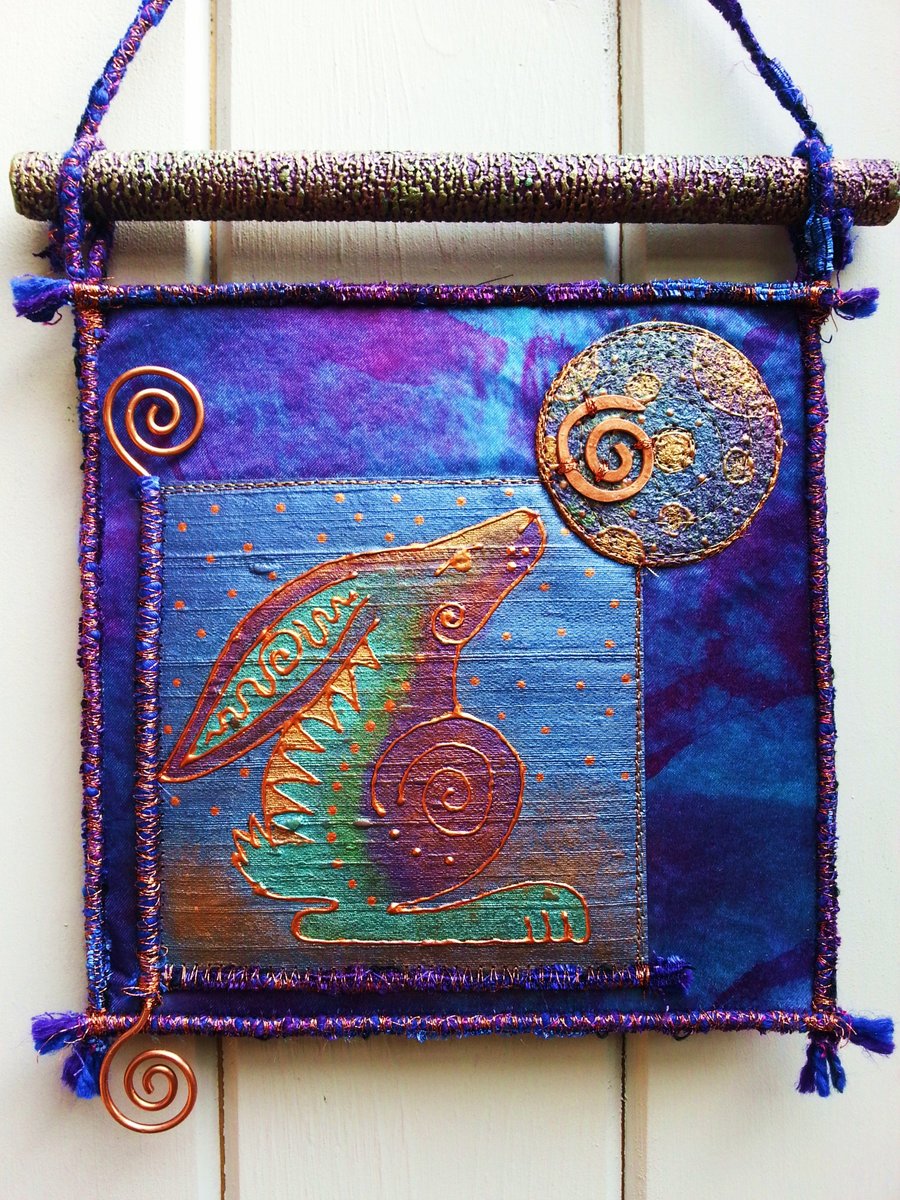 HHP105  - Moon Gazey Hare Wall Hanging RESERVED