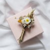 Dried Flower Mini Posy in a Pale Pink Gift Box
