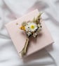 Dried Flower Mini Posies in a Pale Pink Gift Box