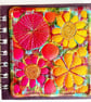 Sketchbook Spiral Bound Square 4 x 4 inches Free Machine Embroidery Cover
