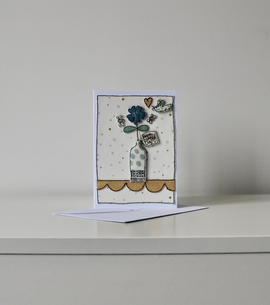 'Happy Mother's Day' - Handmade Blank Card Number 1