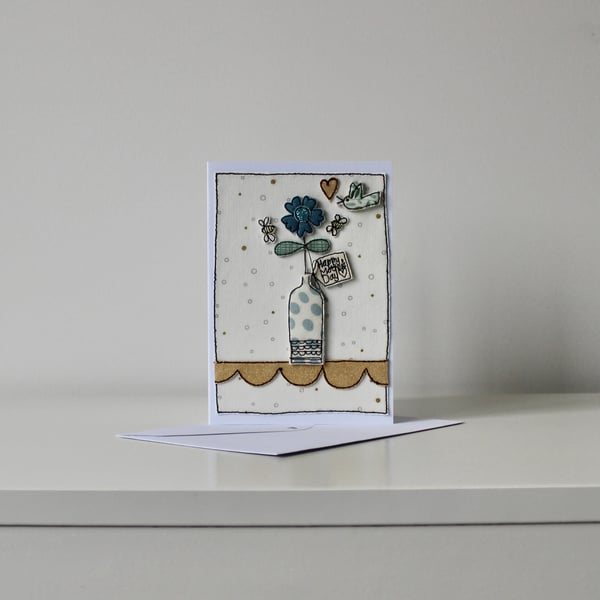 'Happy Mother's Day' - Handmade Blank Card Number 1