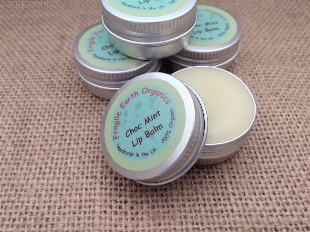 Chocolate Mint Organic Lip Balm
