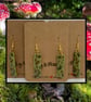 Forest mushroom drop earrings