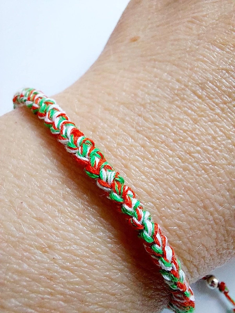 Cord Bracelet - Welsh Colours