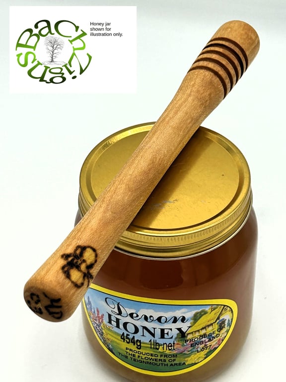 English Beech Honey Dipper - SKU- HD03