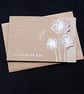 Thinking Of You Wildflowers - Handcrafted (blank) Card - dr18-0060