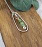 Sterling Silver Necklace with Turquoise and Banded Agate - Image 5