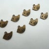bronze bird charms