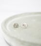 Titanium spiral stud earrings - Delicate hypoallergenic earrings - Boho titanium - Image 4