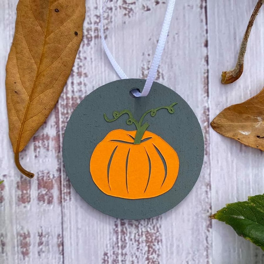 HALF PRICE "Pumpkin" Hanging Decoration - Original Papercut