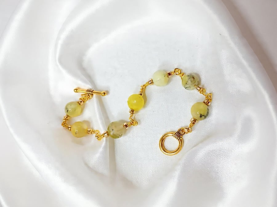 Yellow Opal Bracelet