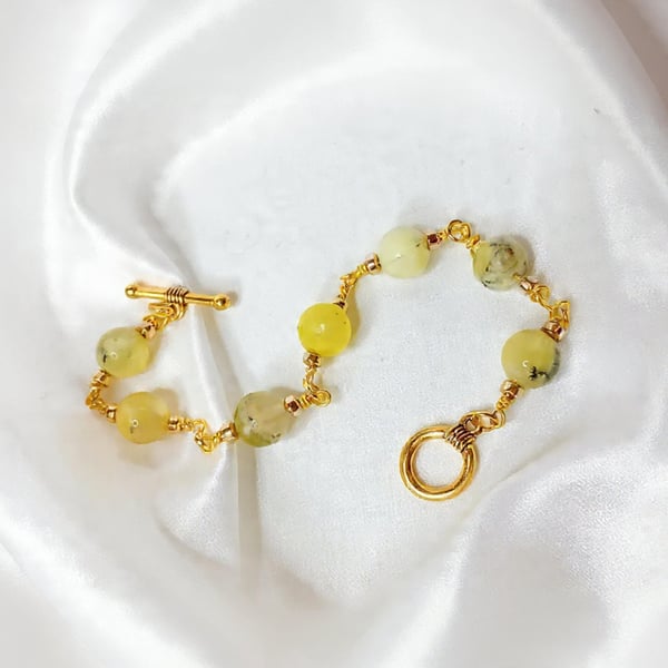 Yellow Opal Bracelet