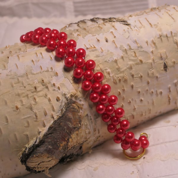 Red bead bracelet