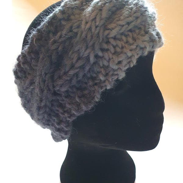 Handknitted cable earmuffs - headband