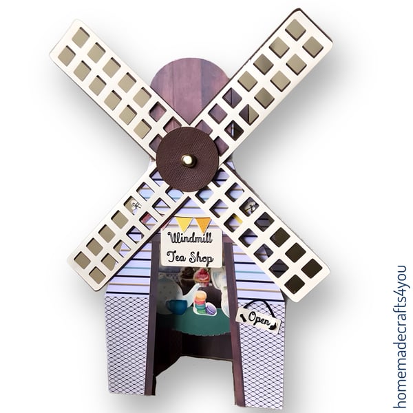 3D Windmill Card