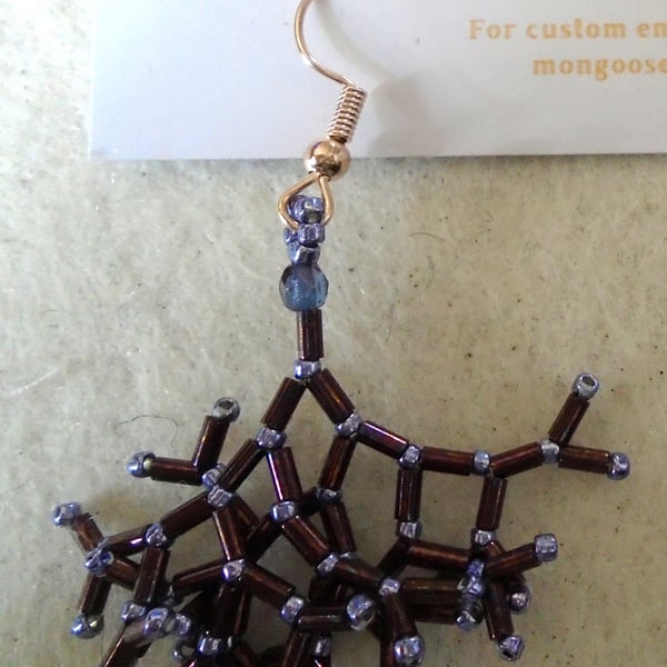 Fractal-style earrings (customisable)