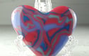 Hearts - fused glass