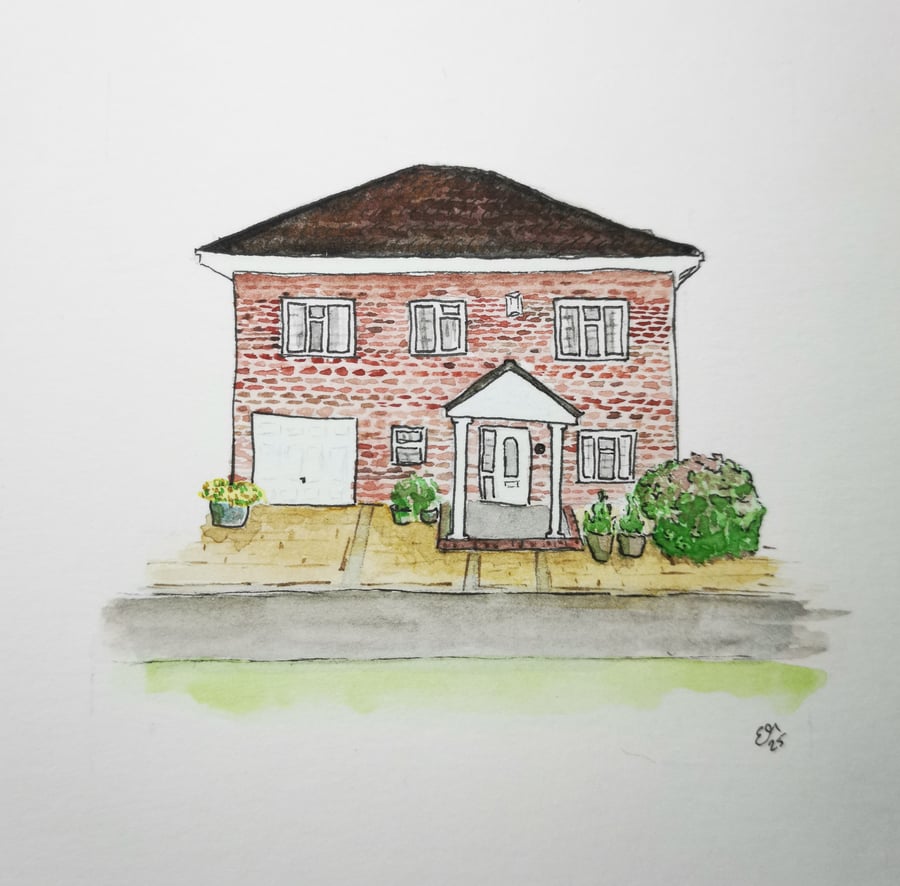 Miniature House Portrait