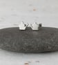 Recycled Sterling Silver Watering Can Earrings - Gift For A Gardener - Image 1