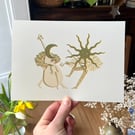 Solstice Dance - A5 Risograph Print