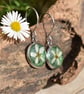 Blackthorn Flower Resin Earrings, 304 Stainless Steel, Made in Scotland - Image 8