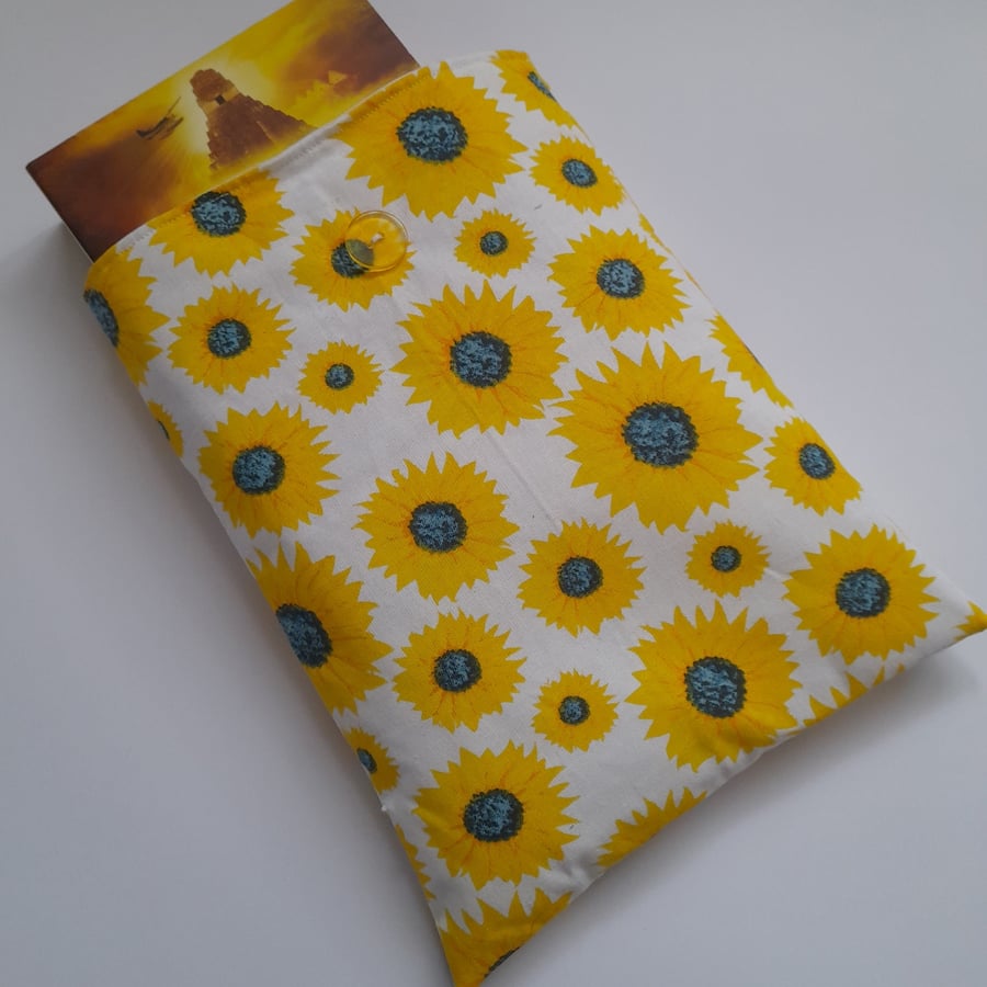 Sunflower Padded Book Sleeve