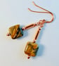 Red Creek Jasper Earrings With Copper - Handmade In Devon - Image 9
