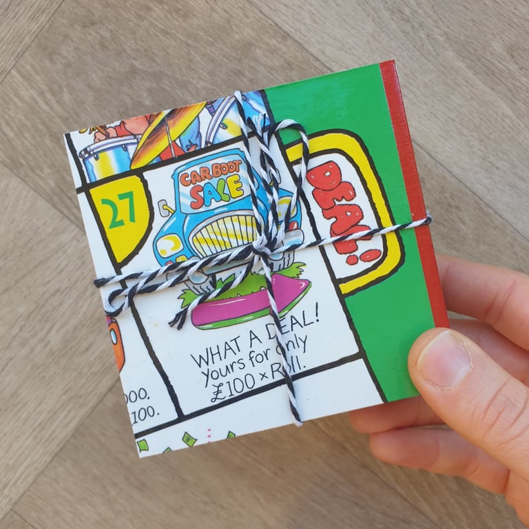 Week 4 Payday Boardgame Coasters - Upcycled from Real Board