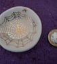 Small porcelain dish with a gold spider's web - Image 4
