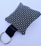 Black and white mini keyring  - Image 1