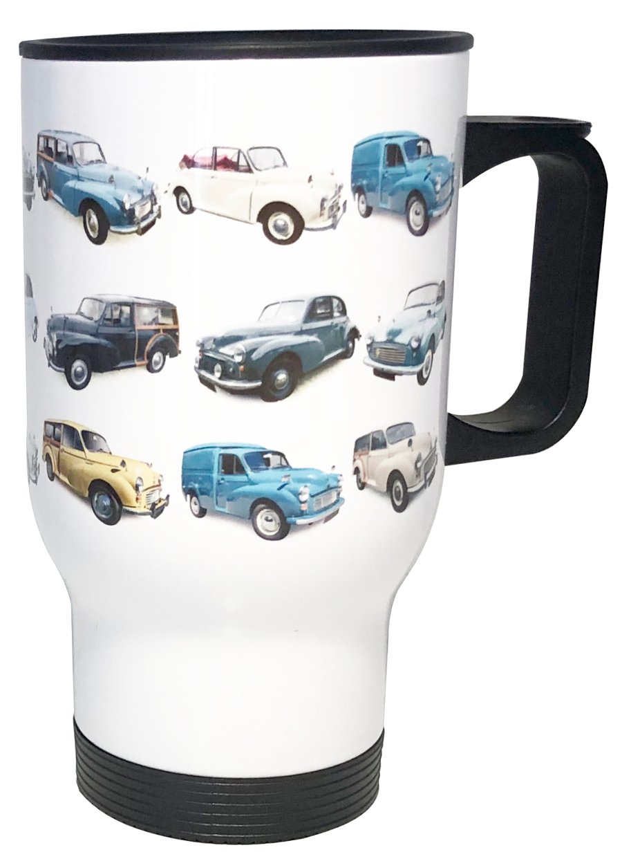 Morris Minor Classic Cars - 14fl oz Stainless Steel Travel Mug