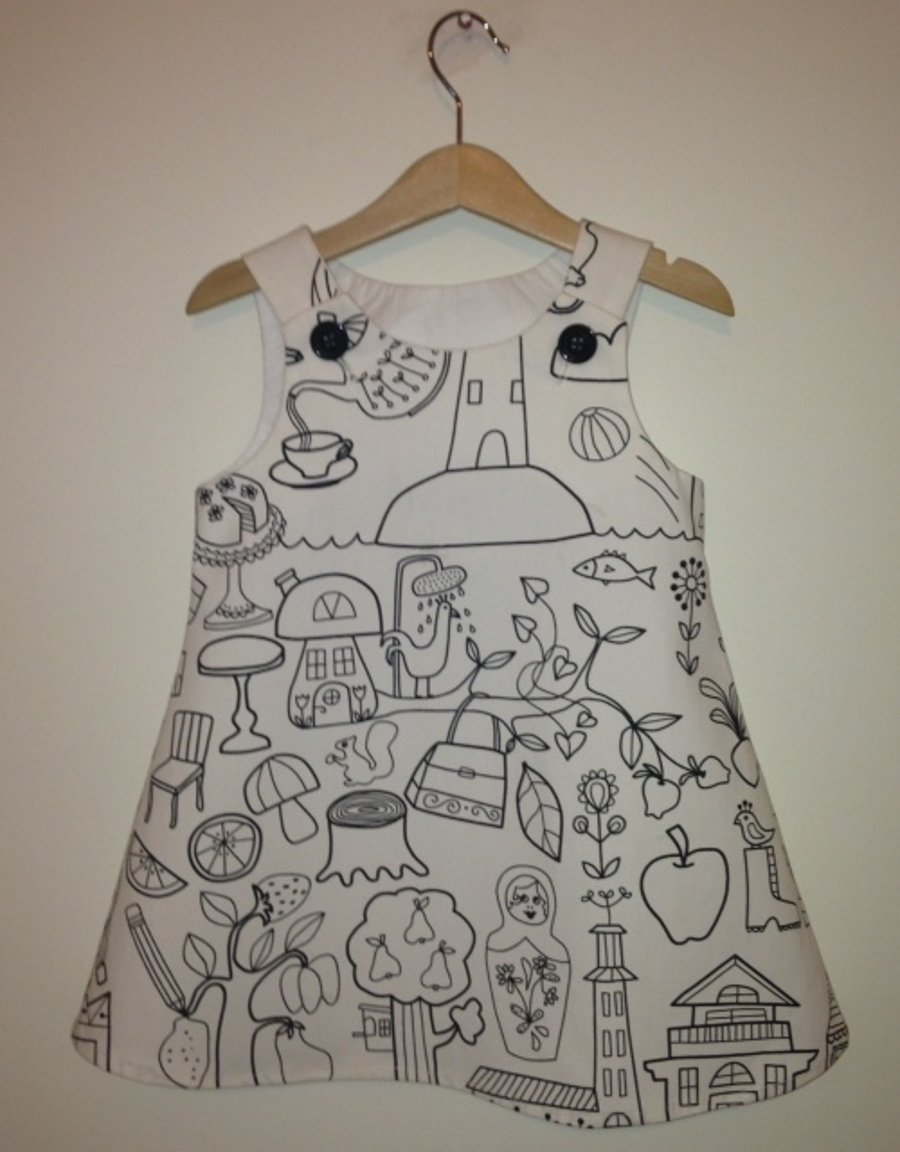 Colour your own frock 