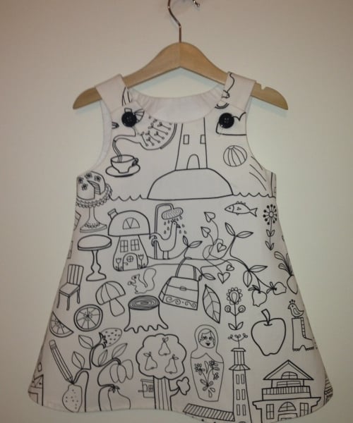 Colour your own frock 