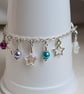 Gorgeous Celestial Stars Bracelet - Silver Tones - Image 7