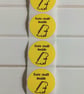 50 'Cute Stuff inside' Thermal Printed Stickers (19Y)