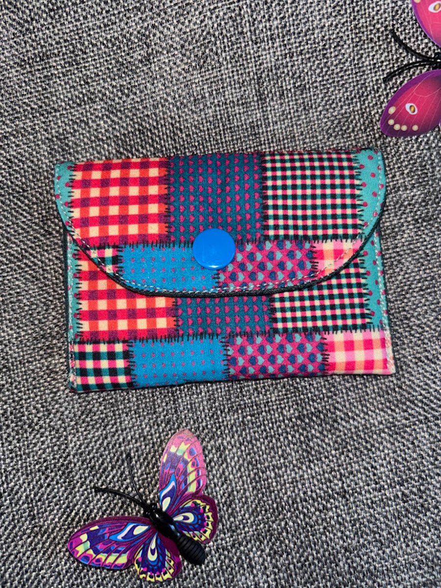 Gift Card Wallet, Patchwork style material, Special person