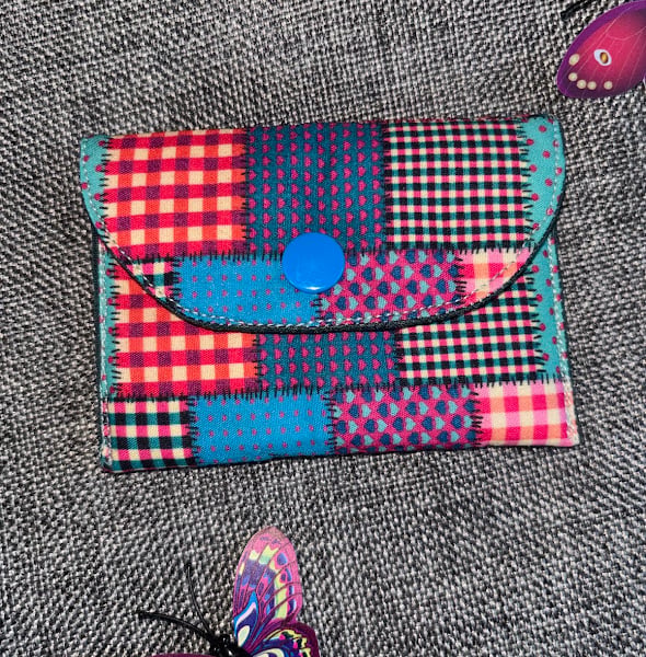 Gift Card Wallet, Patchwork style material, Special person