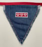 Denim Christmas Bunting with Scandi motifs - Image 8