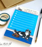 A6 Cat Meow or Never To-Do List Notepad